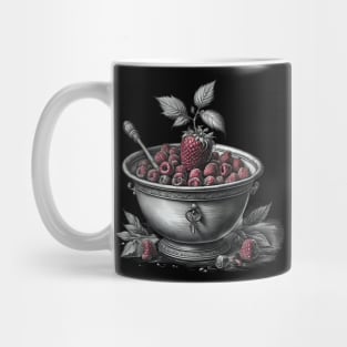 Bowl of raspberries Mug